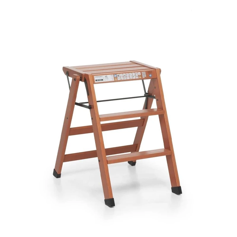 Foppapedretti Walnut Folding Stool