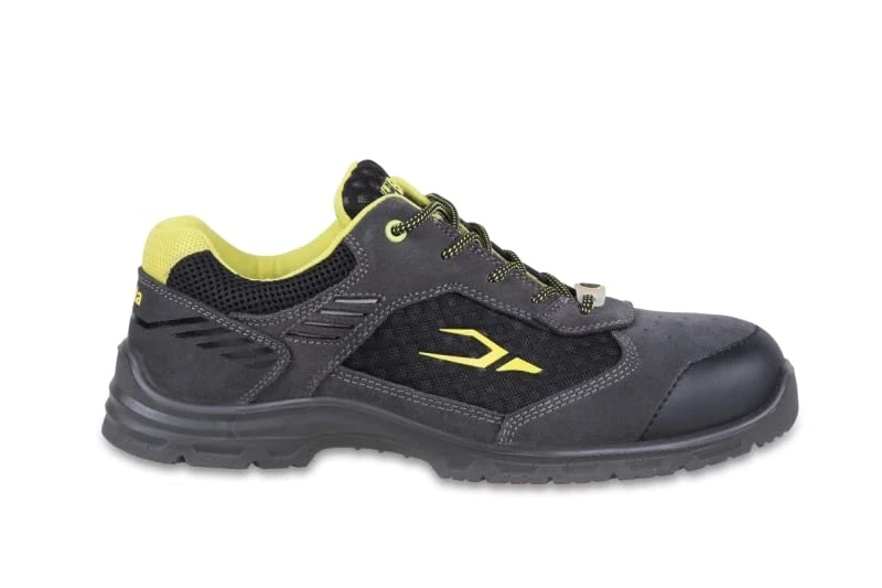 Beta -7213G 43 New Flex Unisex Safety Shoes in Highly Breathable Suede with Mesh Inserts and Anatomical Carbon Insole, No Colour, 9.5 UK