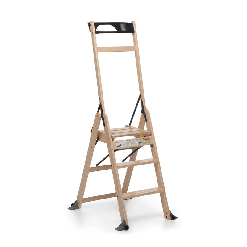 Foppapedretti Lascala 3.0 Folding Ladder, Natural