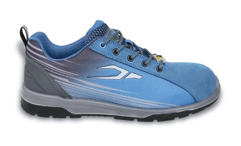 Beta - 7316NB 47 Active - Highly Breathable mesh and Suede Shoes with Stability Support on The Heel, Polymer Toe Cap, Polyurethane Sole and Anatomical Insole, No Colour, 12.5 UK