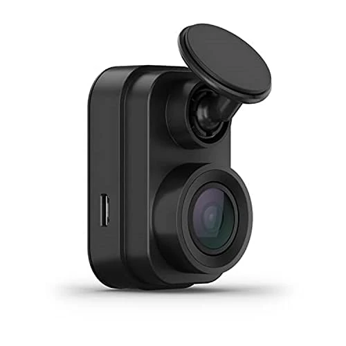 Garmin Dashcam Mini 2, Voice Controlled, Car-key Size Dash Camera (Renewed)