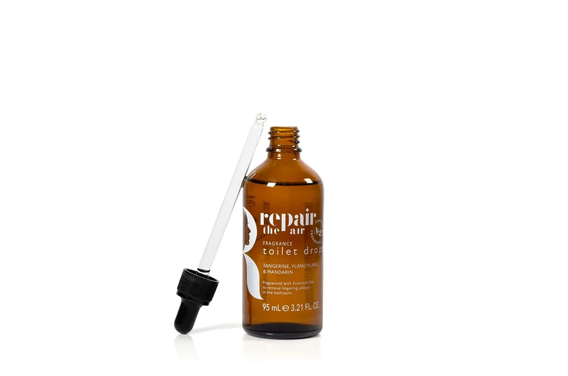 Repair the Air Fragranced Toilet Drops, with Tangerine, Ylang Ylang and Mandarin Essential Oils, 95ml - Image 1