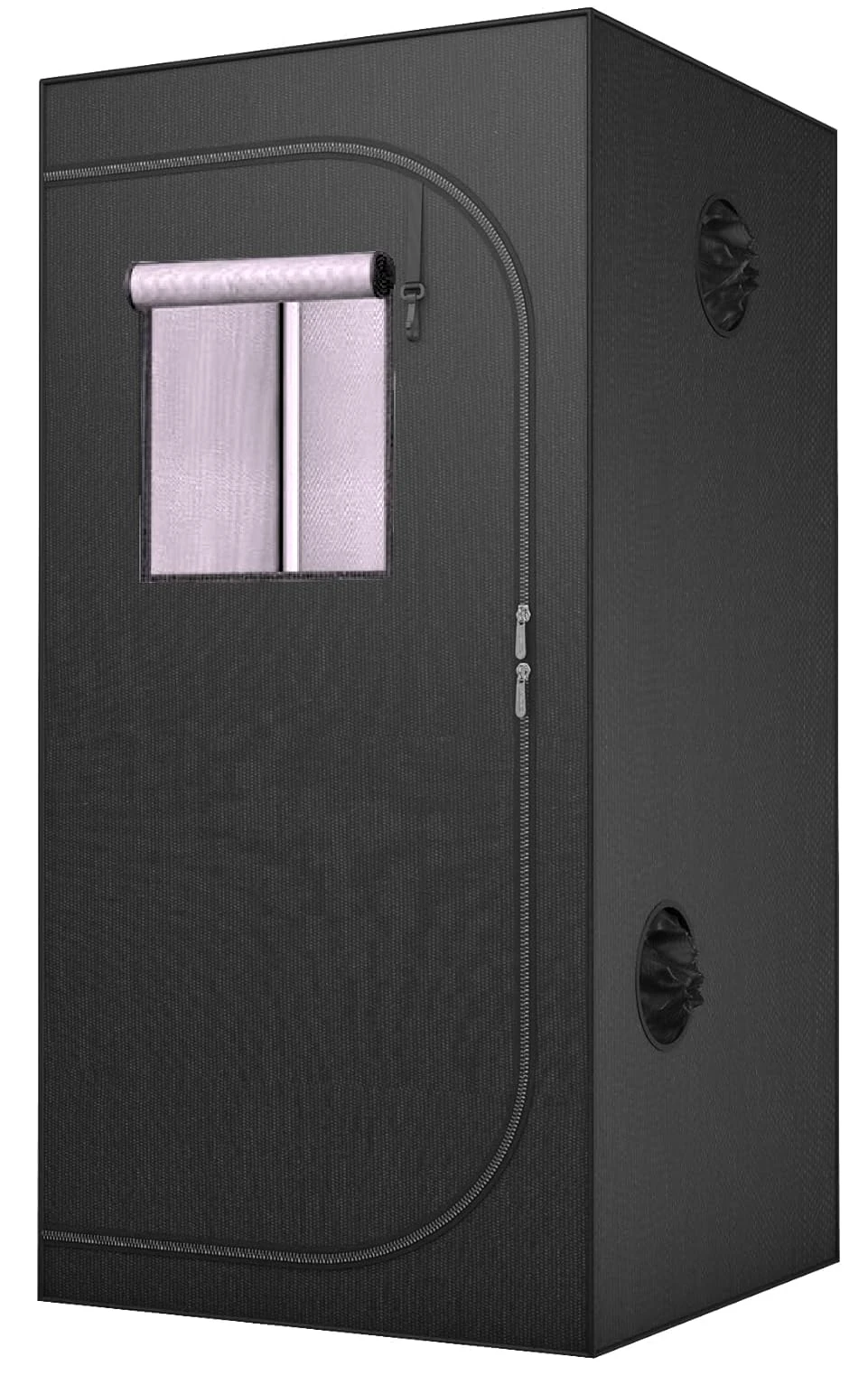 Grow Tent 1.2 x 1.2 x 2.0 Grow Box Indoor Portable Plant Growing Hydroponics Silver Mylar 120 x 120 x 200 cm