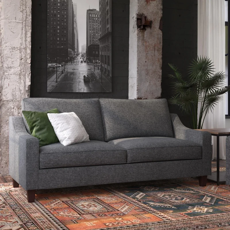 DHP Luke Sofa, Grey Linen
