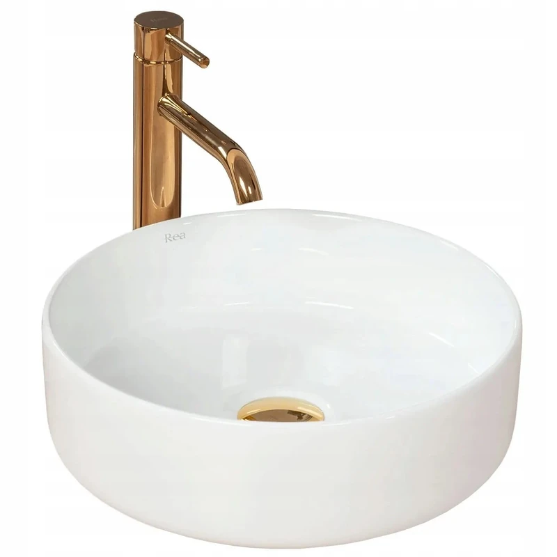 Rea Bathroom Sink Made of Ceramic Sami - White - REA-U1891