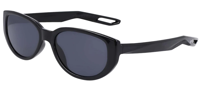 Nike NV07 FN0303 010 Black/Dark Grey Sunglasses Unisex Iniettato, Cat Eye, 55 - Image 1