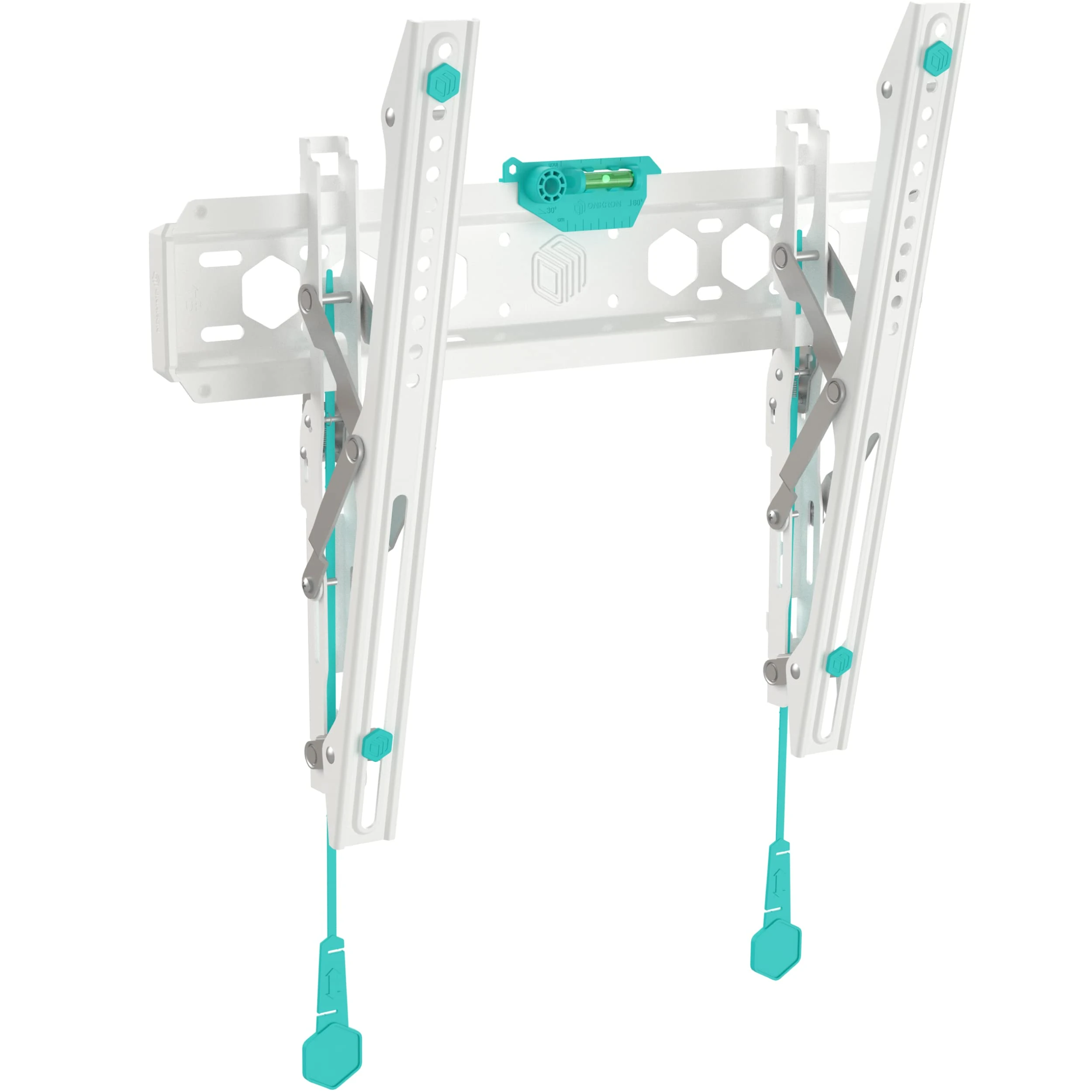 ONKRON TIlting TV Wall Bracket 32 inch - 70 Inch TVs & Screens, Tilt TV Wall Mount Weight up to 60 kg - Universal TV Wall Bracket Tilt with VESA 75x75 - VESA 400x400 mm/Ultra Slim TV Mount Wall TM5-W