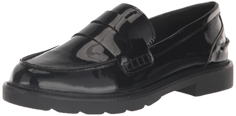 Anne Klein Women's Emmylou Loafer, Black Patent, 6 UK