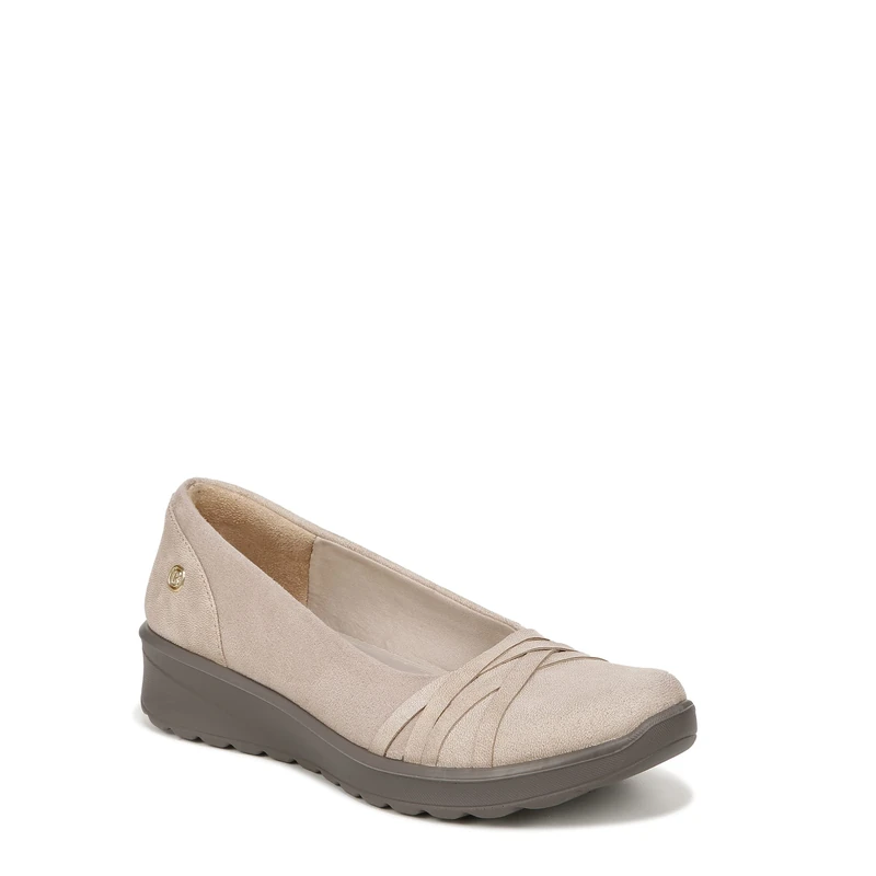BZees Women's, Goody Slip-On, Beige, 6 UK