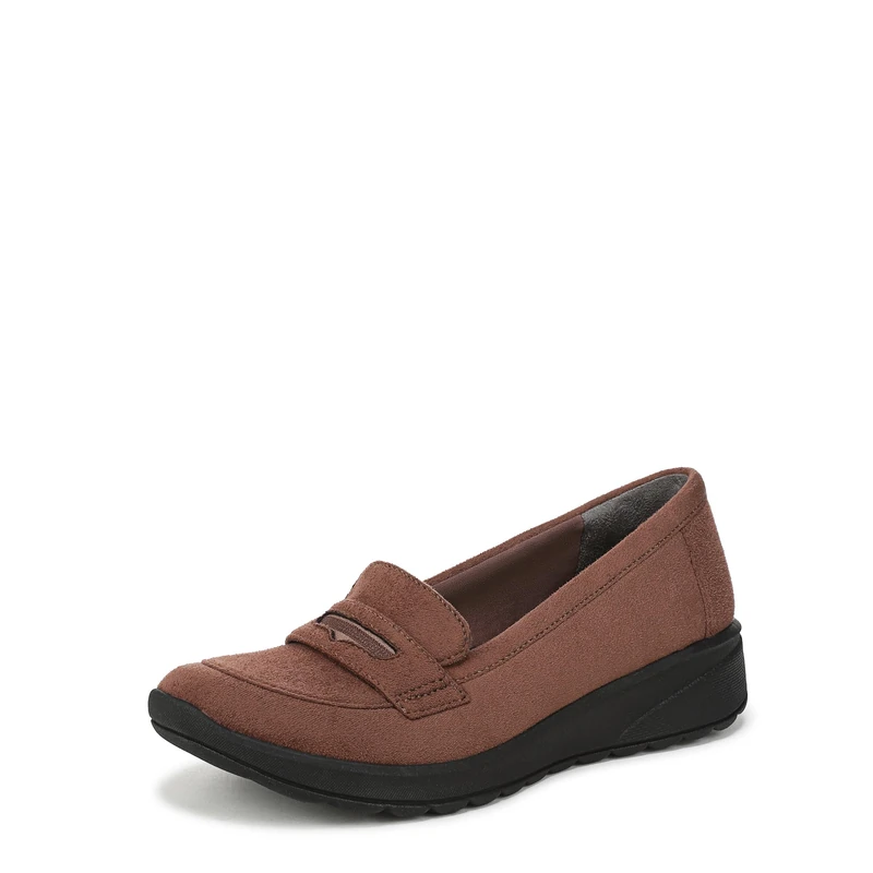 BZees Women's Gamma Slip-ons Loafer, Brown, 7 UK