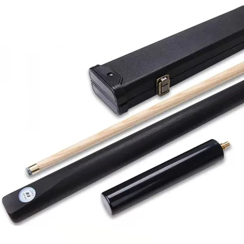VGAZE cue stick billiard cue sticks american pool cue billiards cue stick Ash wood black eight small head middle head billiard cue snooker Chinese eight ball paint-free billiard cue(Color:1,Siz - Image 1