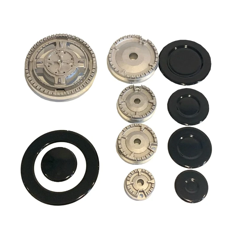 Kit 5 Burners Flame Divider 4 Fire + Triple Crown For SMEG