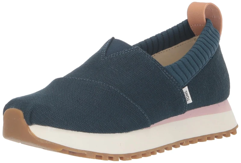 TOMS Women's Alp Resident 2.0 Sneaker, Majolica Blue Heritage Canvas, 7 UK