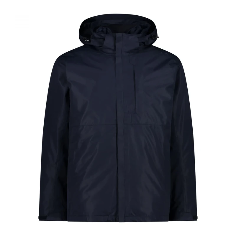 CMP Men's Man Jacket Zip Hood Detachable Inn.Jacket, Blue, 50