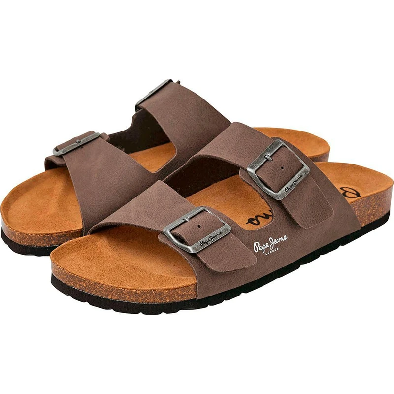 Pepe Jeans Men's BIO M Double Chicago Shoes, Brown (Brown), 8 - Image 1