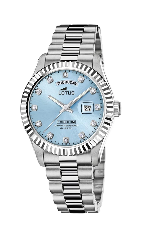 Lotus Mens Stainless Steel Watch with Steel Bracelet 18854/9