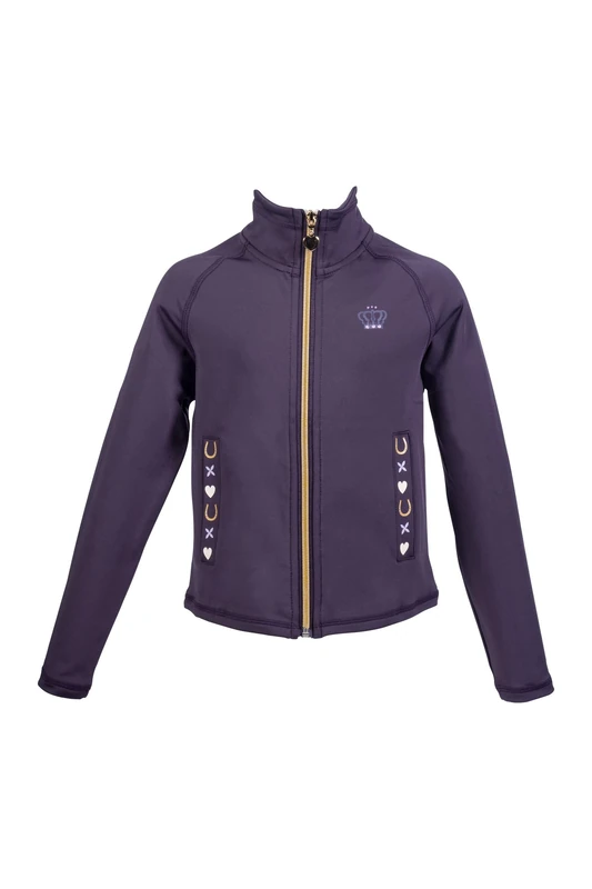 Hkm Girl's Lola Competition Jacket, Dark Violet, 98-104