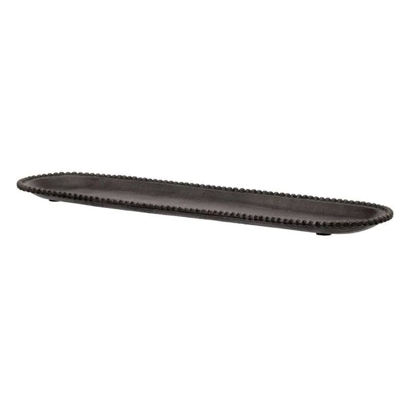 Snack Tray 54 x 14 x 2 cm, Aluminium Grey - Image 1