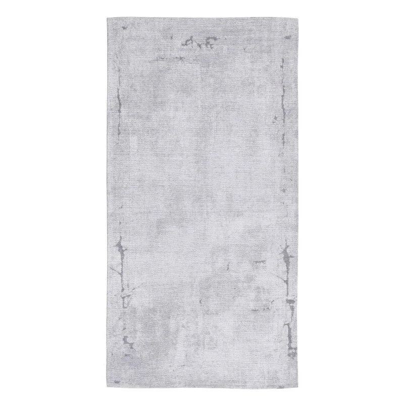 BigBuy Home Rug 80 x 150 cm Grey Polyester Cotton - Brand EAN: 8445146084385 - Image 1