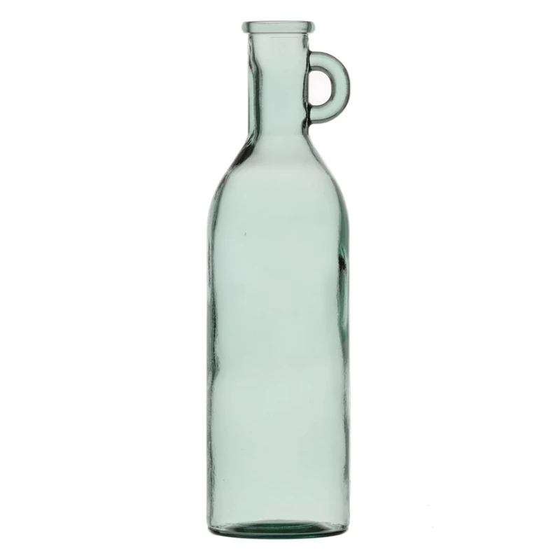 Green Recycled Glass Bottle 14 x 14 x 50 cm