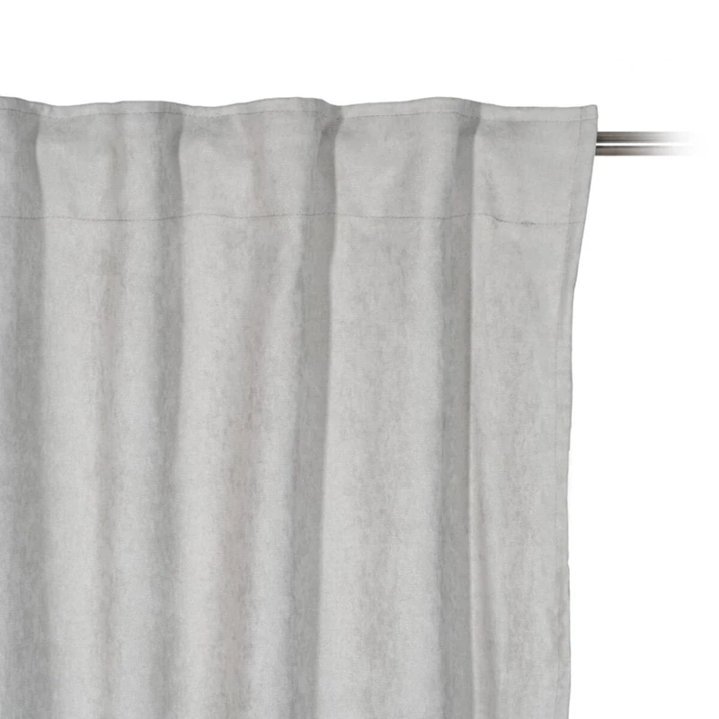 BigBuy Home Grey Polyester Curtain 140 x 260 cm - Image 1