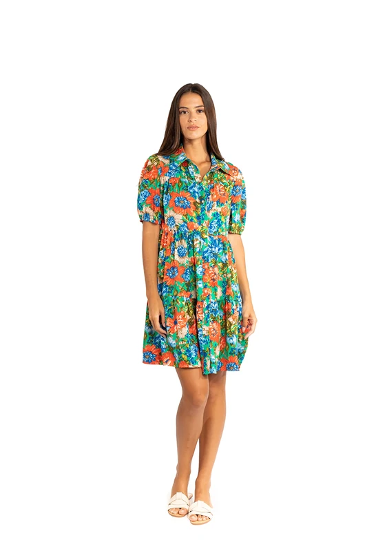 Culito From Spain Women's Jaira Casual Dress, Multicoloured, XL - Image 1