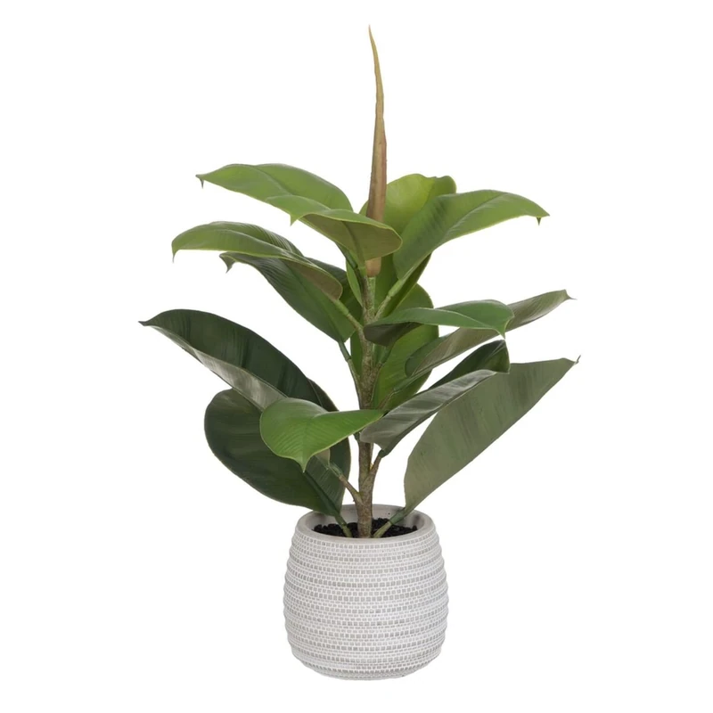Decorative Plant Green PVC Oak 58 cm - Image 1