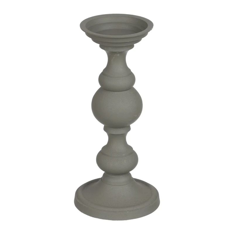 Green Aluminium Candle Holder 15 x 15 x 32 cm - Image 1