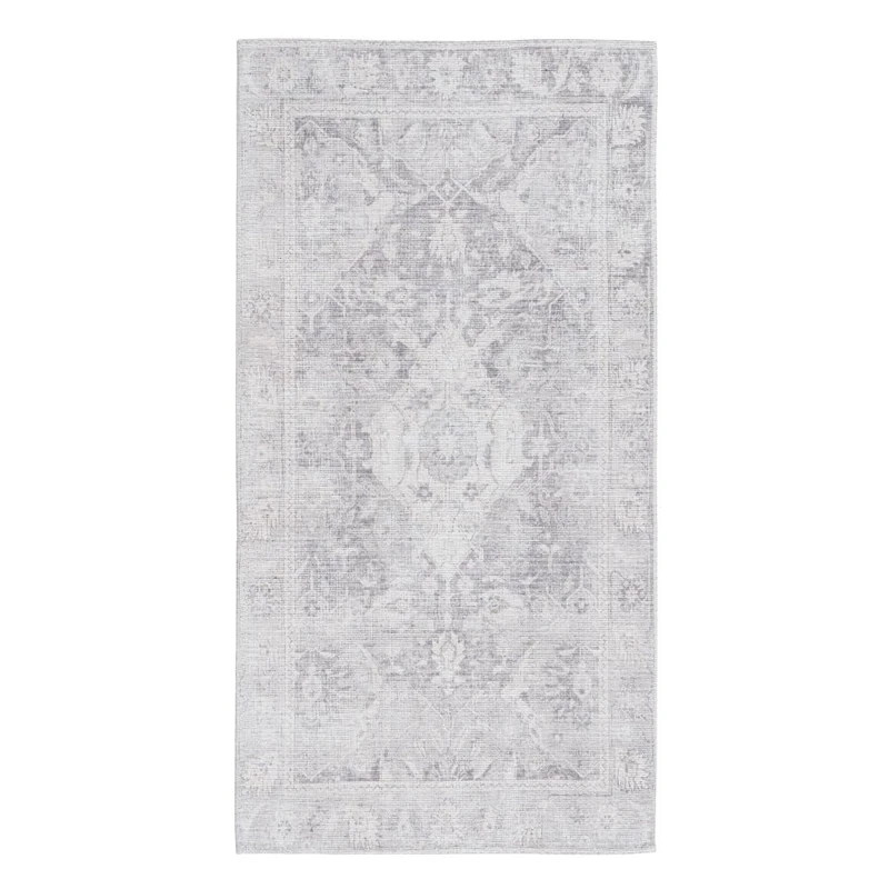 BigBuy Home Rug 80 x 150 cm Grey Polyester Cotton - Brand EAN: 8445146084477