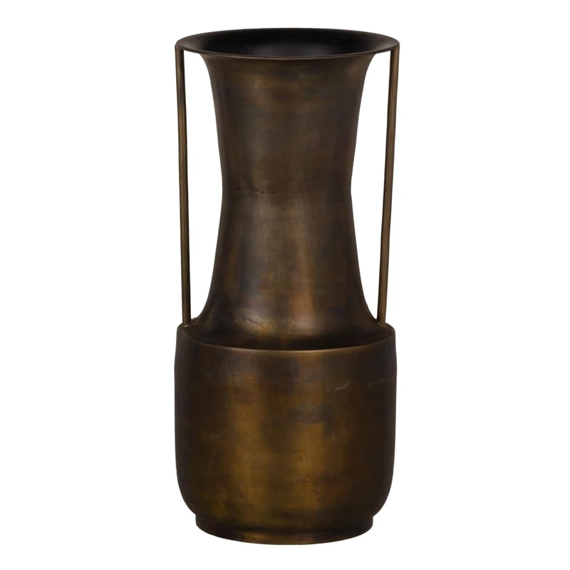 Golden Metal Vase 20 x 20 x 44 cm