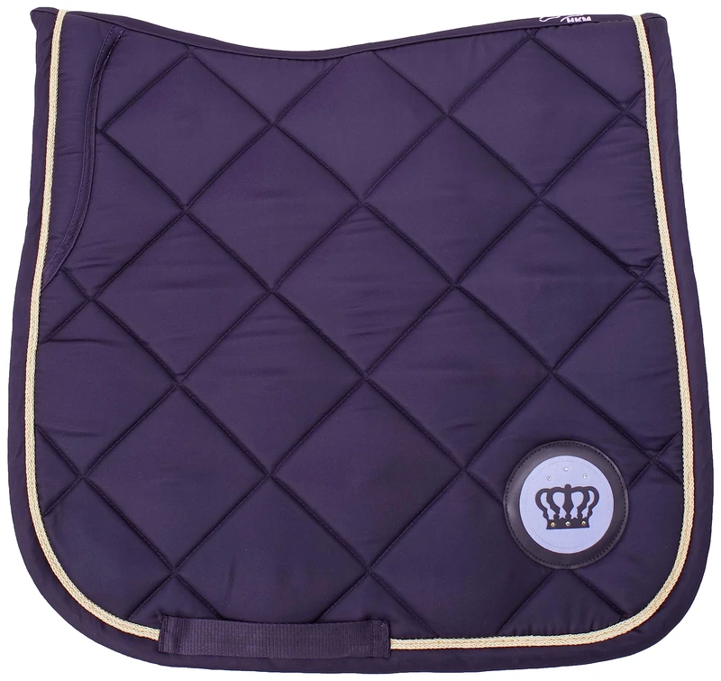 HKM Saddle Pad-13840 Saddle Pad 3300 Dark Lilac Pony Dressage