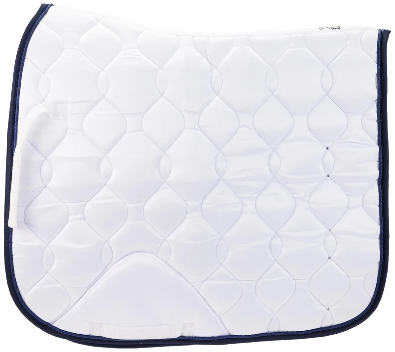 HKM Saddle Pad-14042 Saddle Pad 1202 White/Navy Dressage
