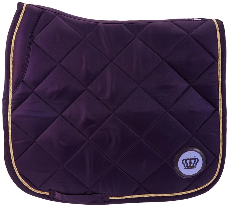 HKM Saddle Pad-13840 Saddle Pad 3300 Dark Purple Dressage