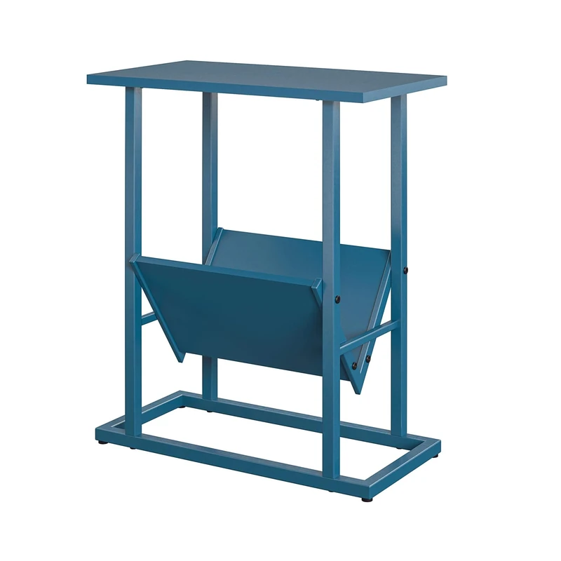 Novogratz Regal End Table Blue