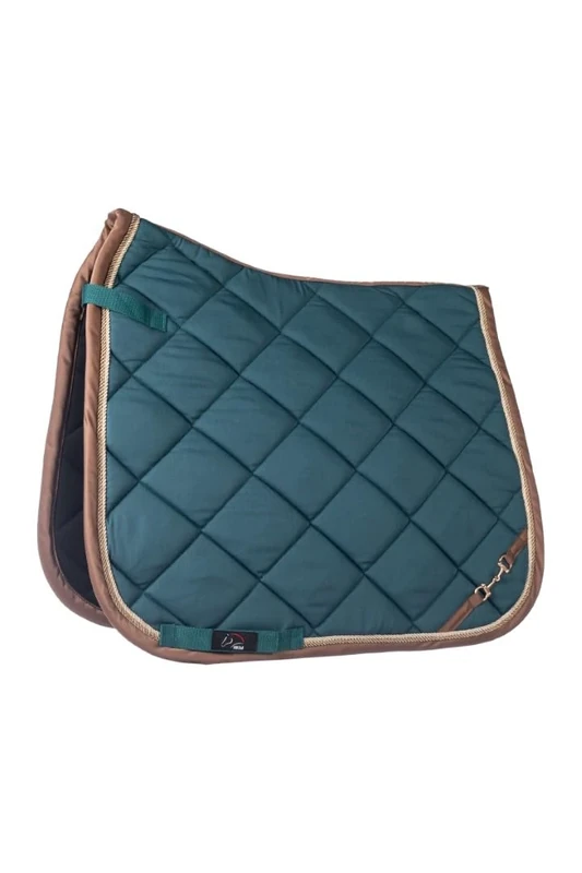 HKM Saddle Pads Golden Gate Teal Pony Dressur