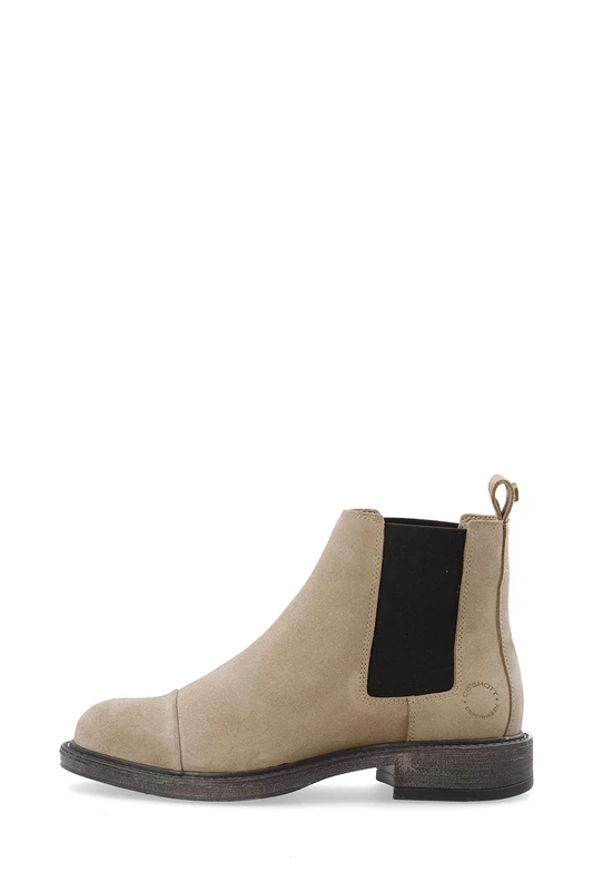 CA'SHOTT A/S Women's CASTINA 61300954 Chelsea Boot Suede, Beige, 4 UK