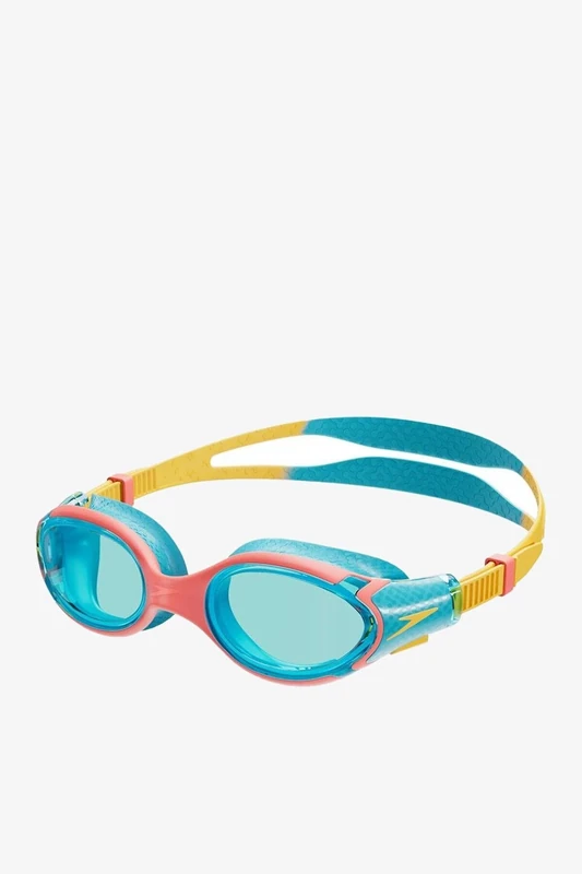Speedo Junior Unisex Biofuse 2.0 Swimming Goggles Swimming Goggles, Bolt/Mango/Coral, One Size