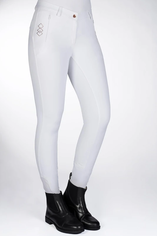 Hkm Alexis Trousers, White, 36 (EU)