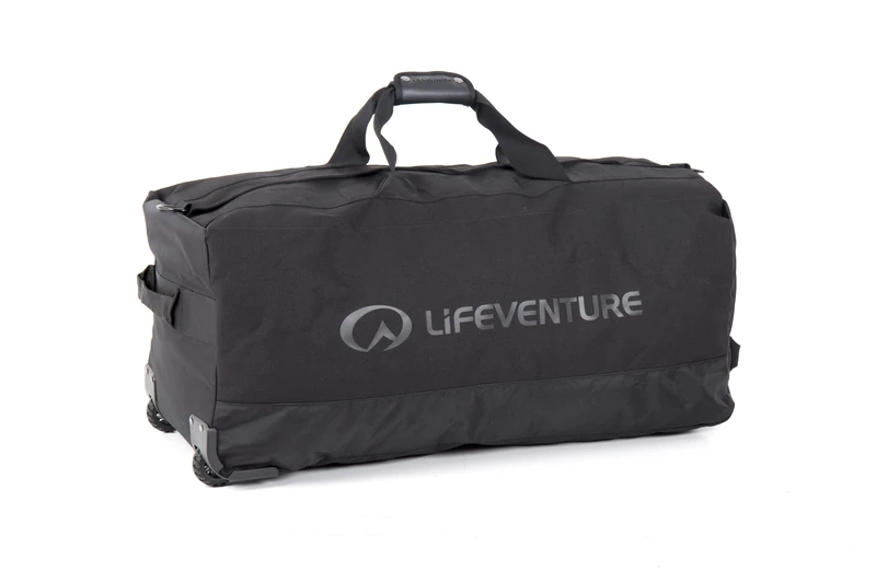 Lifeventure Expedition Large Duffle Bag with Wheels, 120 litres | Soft, Folding Base, Compact When Not in Use