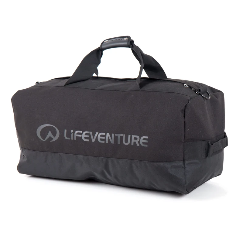 Lifeventure 100 Litre Expedition Duffle Bag | Large 100l Capacity | Reinforced Material | Heavy-Duty Lockable Zips | Compact When Not in Use