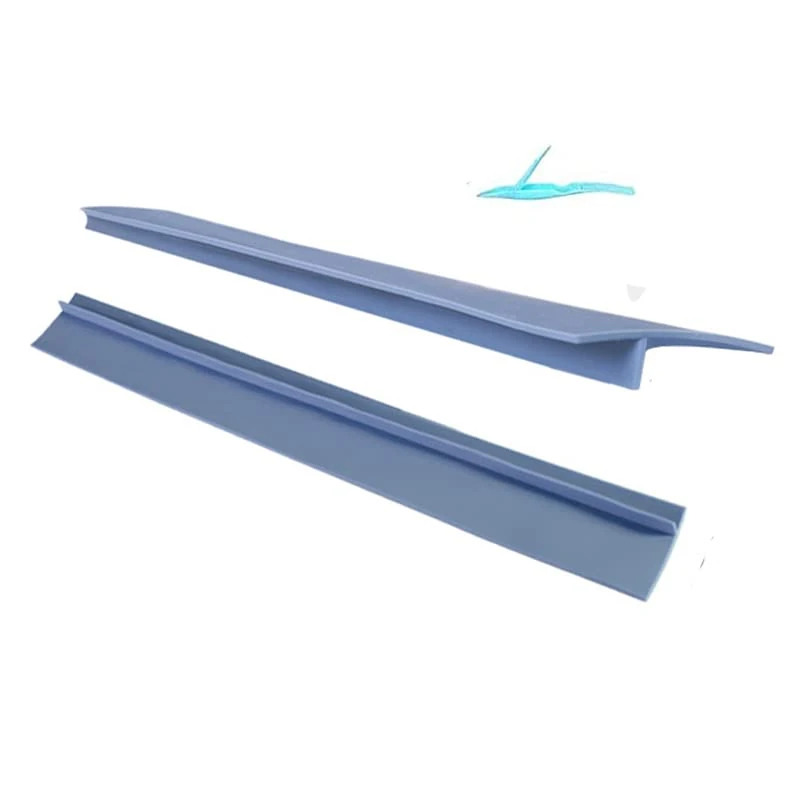 Silicone Stove Counter Gap Cover, The Heat Resistant Oven Gap Filler Seals Gaps Between Stovetop and Counter, Easy to Clean, (Blue)