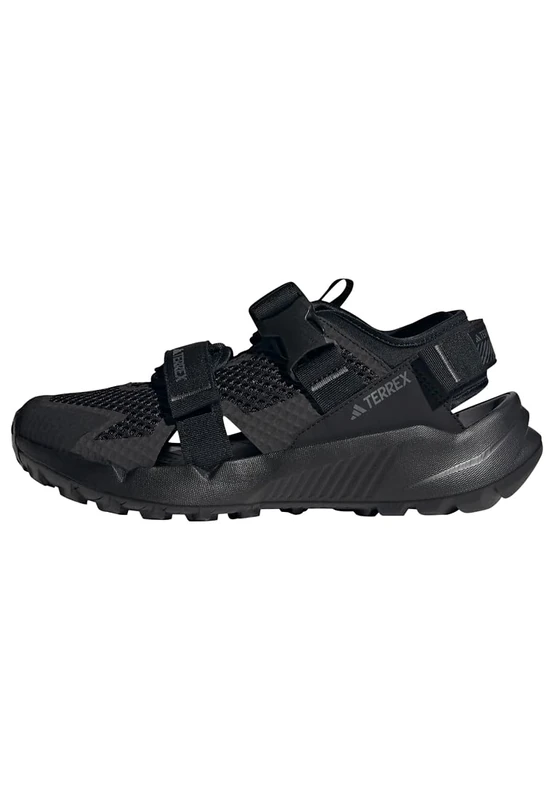 adidas Unisex Terrex Hydroterra AT Sandals, Core Black/Core Black/Grey Four, 12 UK