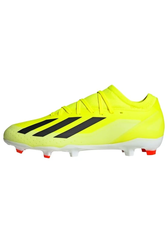 adidas Unisex X Crazyfast League FG, Solar Yellow/Core Black/Cloud White, 10.5 UK