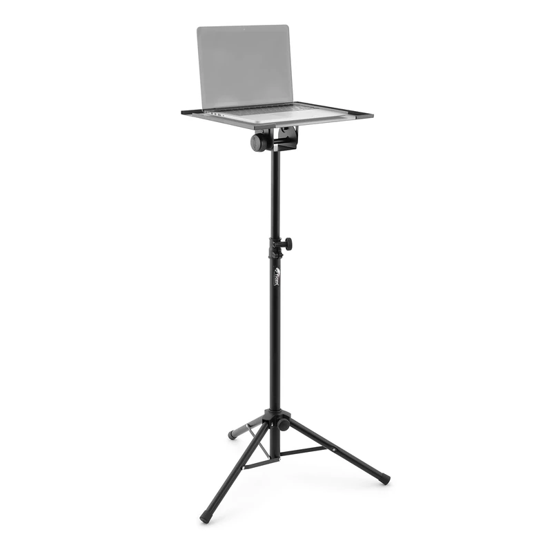 Tiger LEC8-BK Heavy-Duty Laptop Floor Stand/Projector Floor Stand with Tripod Legs for Laptops, Projectors and Tablets