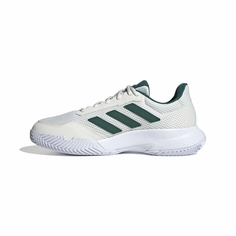 adidas Unisex Court Spec 2 Tennis Shoes, Off White/Collegiate Green/Cloud White, 10 UK