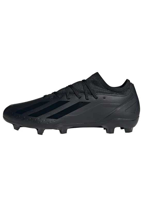 adidas Unisex X Crazyfast.3 Firm Ground Boots, Core Black/Core Black/Core Black, 11 UK