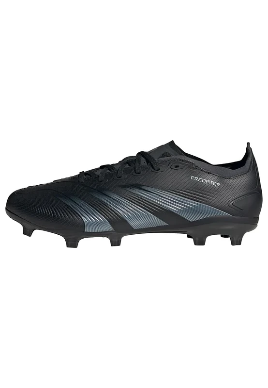 adidas Unisex Predator League Firm Ground Football Boots, Core Black/Carbon/Core Black, 12 UK