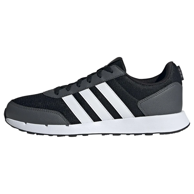 adidas Unisex Run 50s Shoes, Core Black/Cloud White/Grey Six, 13.5 UK - Image 1