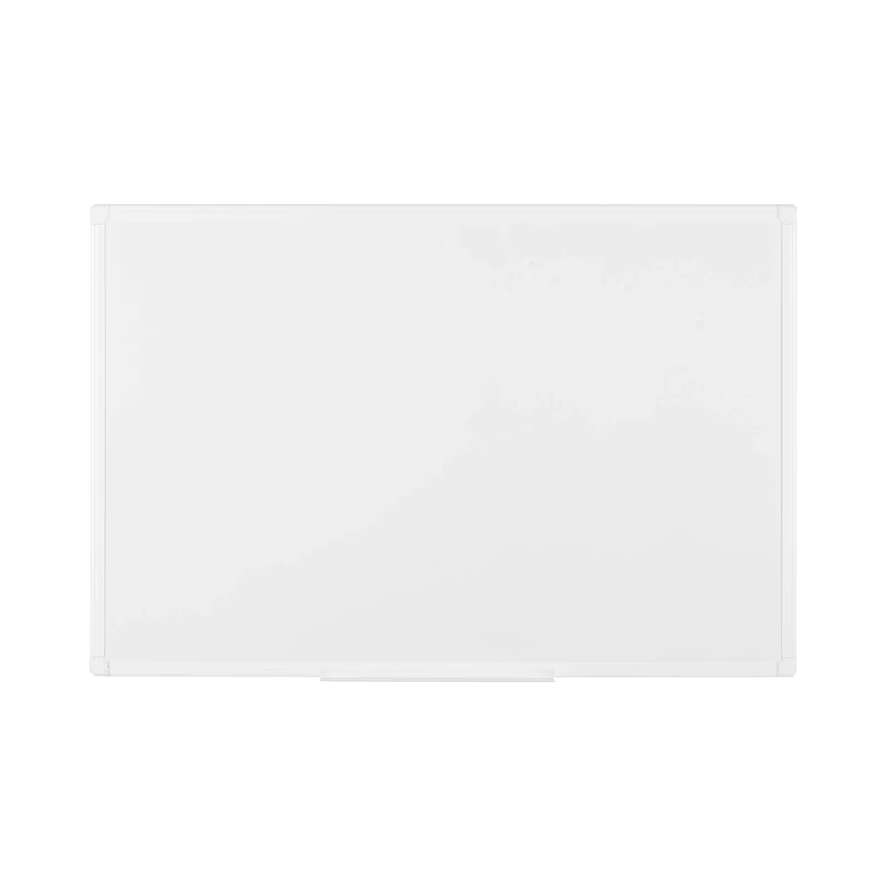 Bi-Office Maya Antimicrobial* Magnetic Whiteboard, 90 x 60 cm, Drywipe Ceramic Surface, White Aluminum Frame