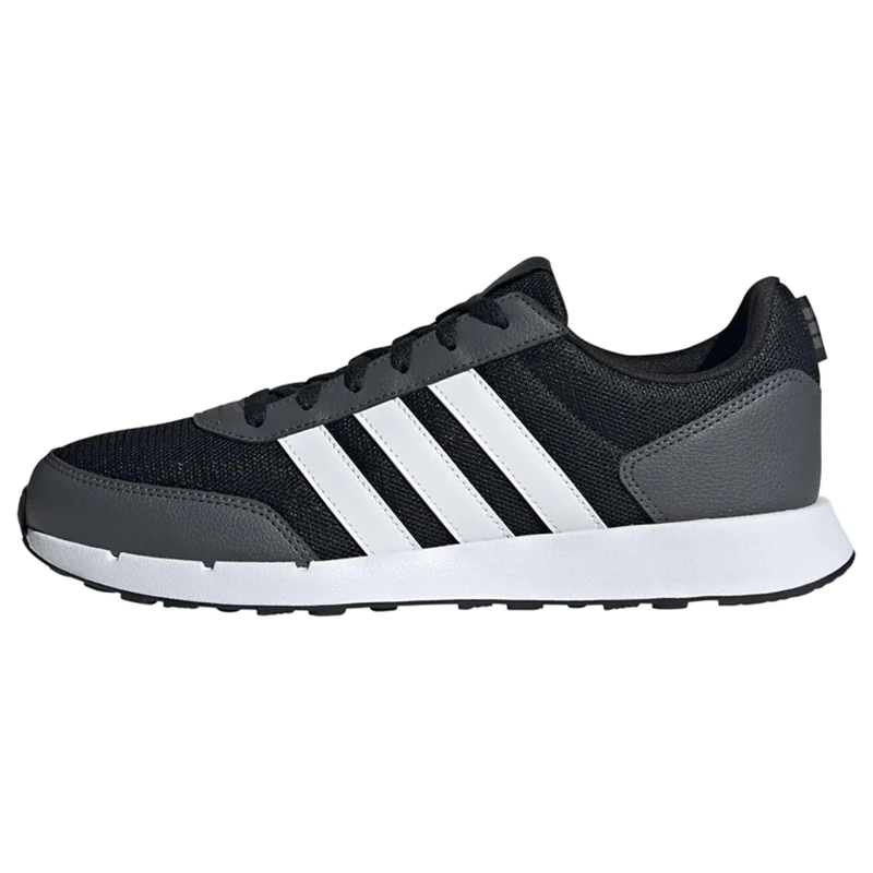 adidas Unisex Run 50s Shoes, Core Black/Cloud White/Grey Six, 11.5 UK